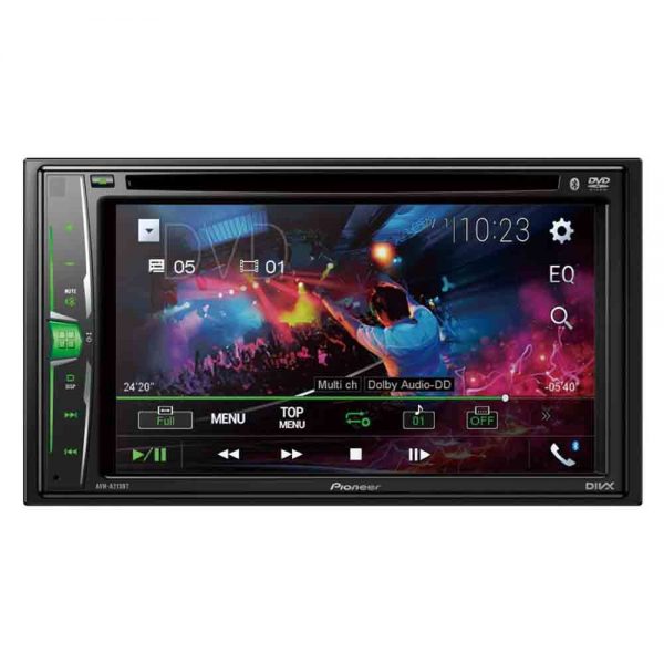 Pioneer AVH-A215BT Double Din DVD Bluetooth FM radio receiver