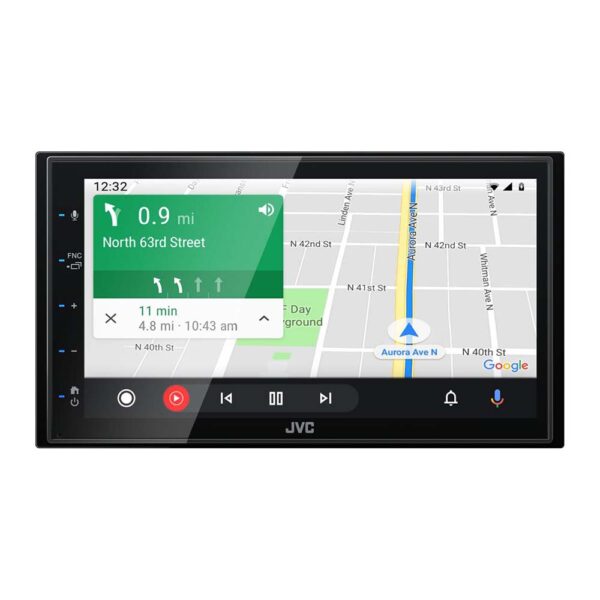 JVC KW-M560BT Bluetooth Car Stereo Receiver with USB Port Touchscreen Display - Image 2