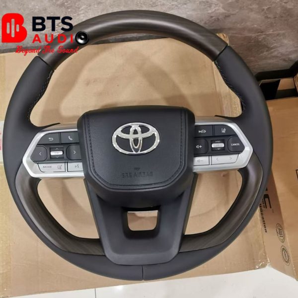 Toyota Landcruiser Leather Multi Button Steering Wheel Round