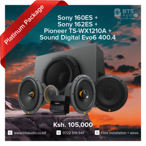 Platinum Car Audio Package - Upgrade Your Car Audio System with Premium Products