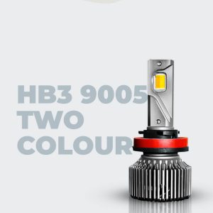 Dual Colour Car Headlights Owl Powerbeam H-Series HB3 9005 6000K
